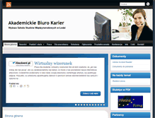 Tablet Screenshot of abk.wssm.edu.pl